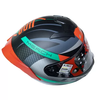 Casco Ls2 352 Rookie Merch Rojo - Imagen 4