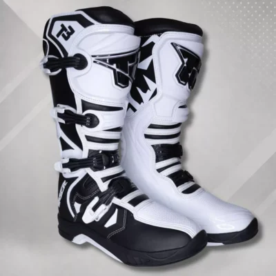 Botas Motocross Enduro Tiger Racing T3 Blancas
