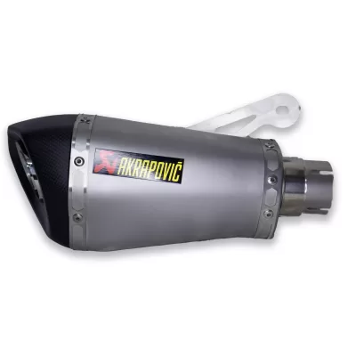 Escape Akrapovic - Punta Fibra de Carbono 30 cm - Gris