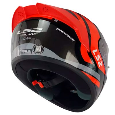 Casco Ls2 352 Rookie Down - Rojo - Imagen 2