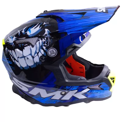 Casco SMK Alterra Smiley - Azul