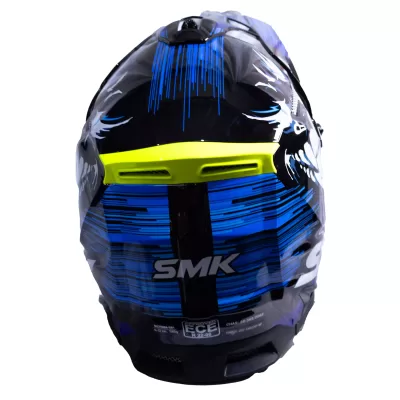 Casco SMK Alterra Smiley - Azul - Imagen 4