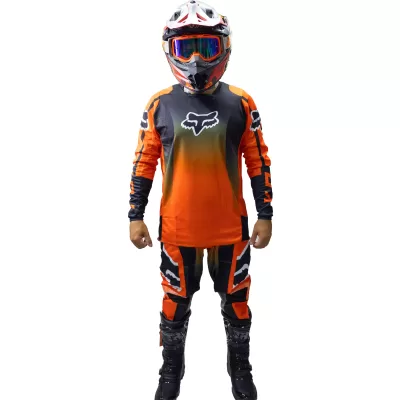 Conjunto Fox - Negro/Naranja