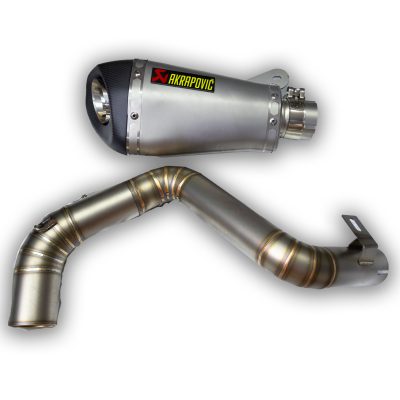 Escape Akrapovic - Punta Fibra de Carbono 30 cm + Curva