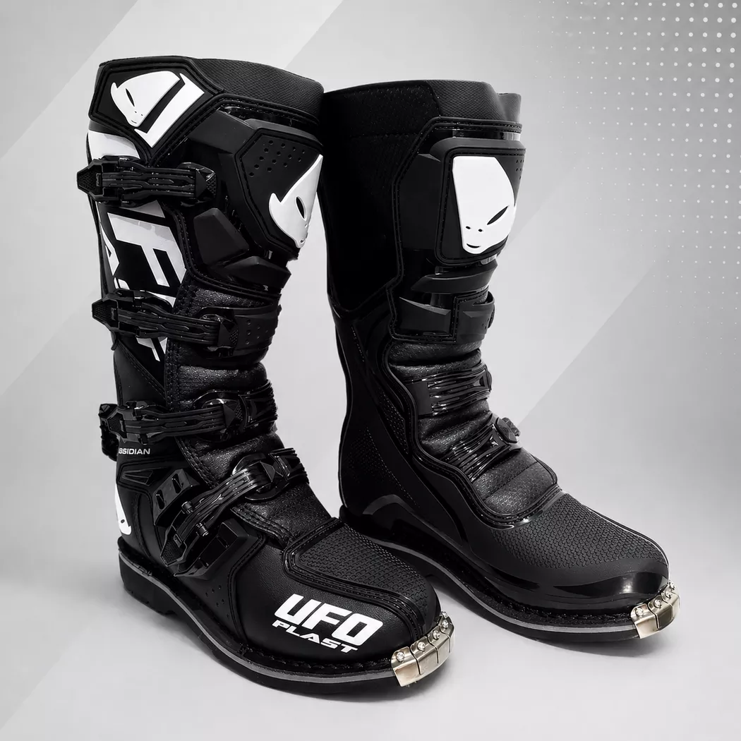 Botas Motocross Ufo Obsidian - Black