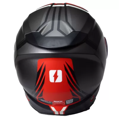 CASCO MAC REBATIBLE ALBARN Rojo/Negro - Imagen 4