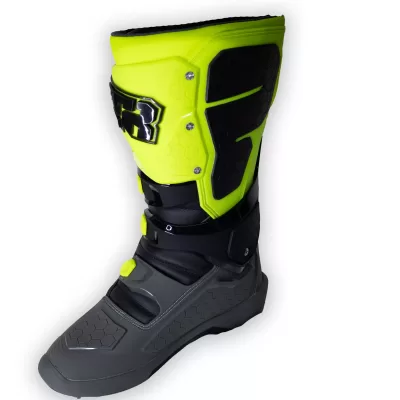 Botas Motocross Enduro Tiger Racing MX2 Pro - Gris/Amarillo - Imagen 3