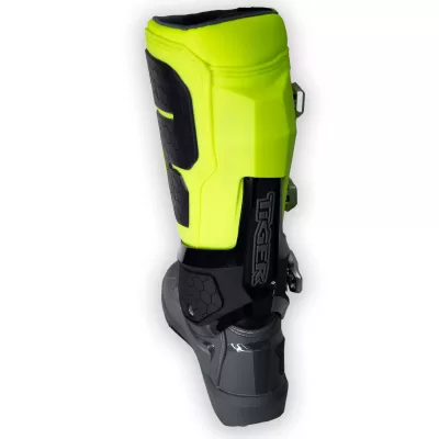 Botas Motocross Enduro Tiger Racing MX2 Pro - Gris/Amarillo - Imagen 4