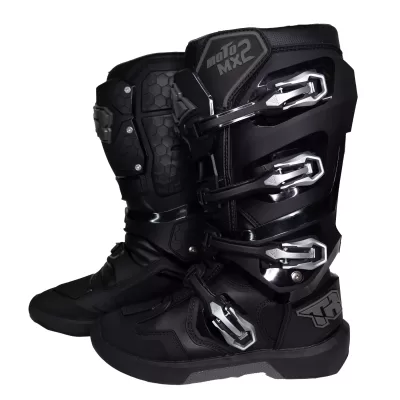 Botas Motocross Enduro Tiger Racing MX2 Pro - Negro