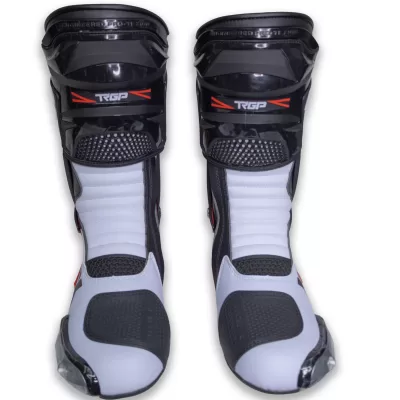 Botas de Pista Tiger Racing X-One - Negro/Rojo - Imagen 2