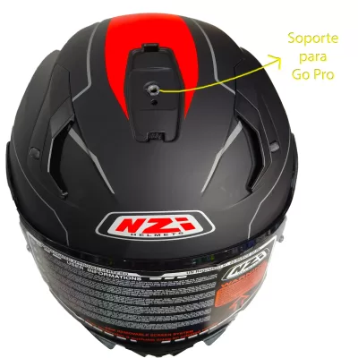 Casco NZI Go Rider Negro - Imagen 5