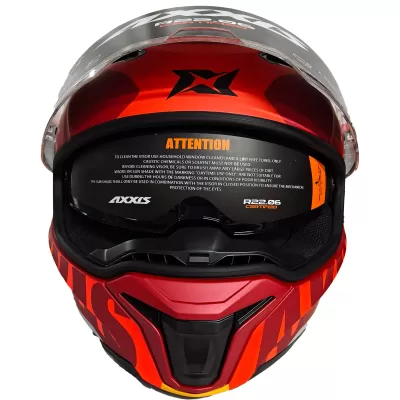 Casco Axxis Panther Flight - Naranja - Imagen 4