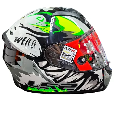 Casco Ls2 352 Rookie Weiler Blanco/Verde