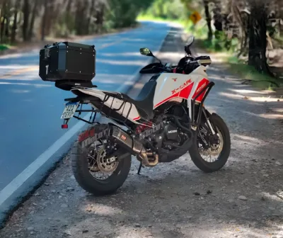Escape Akrapovic - Doble Salida - 47 CM - Plata P.C - Imagen 4