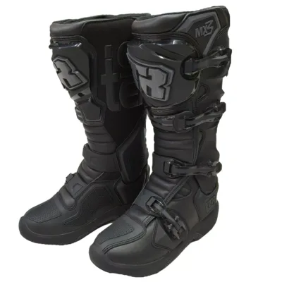 Botas Motocross Enduro Tiger Racing MX3 Pro - Negro