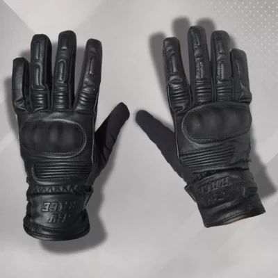 Guante de Invierno Drako - Cuero Negro