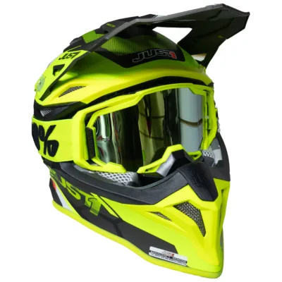 Casco Just1 Reactor J39 - Amarillo/Rojo/Gris - Imagen 5