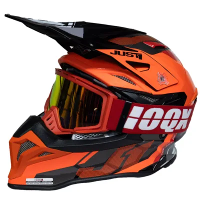 Casco Just1 Reactor J39 - Naranja/Negro - Imagen 3