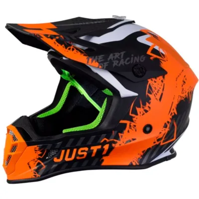 Casco Just1 Mask J38 - Naranja/Negro - Imagen 2