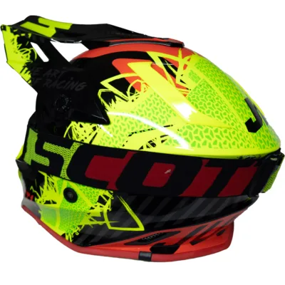 Casco Just1 Mask J38 - Amarillo/Rojo/Negro - Imagen 3
