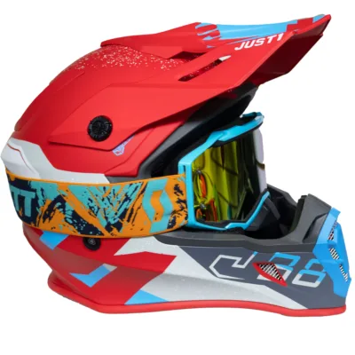 Casco Just1 Korner J38 - Azul/Rojo - Imagen 4