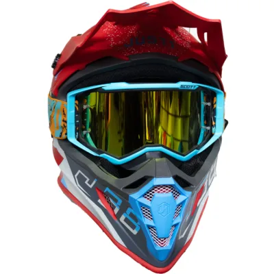 Casco Just1 Korner J38 - Azul/Rojo - Imagen 5