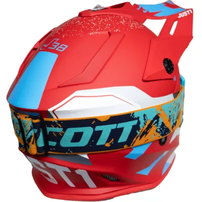 Casco Just1 Korner J38 - Azul/Rojo - Imagen 2