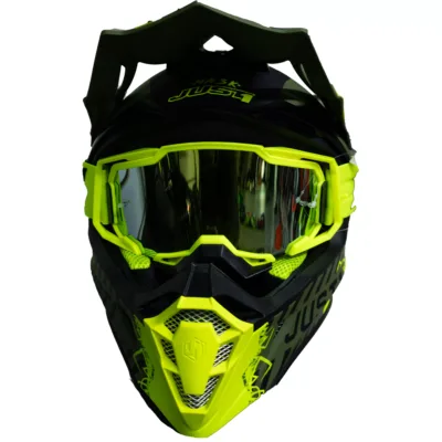 Casco Just1 Mask J38 - Amarillo/Negro/Verde - Imagen 2