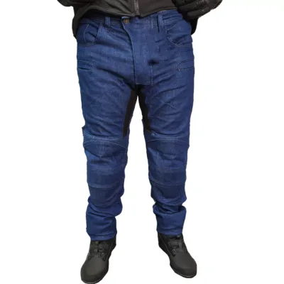 Jean con Protecciones para Moto JvV Race - Azul