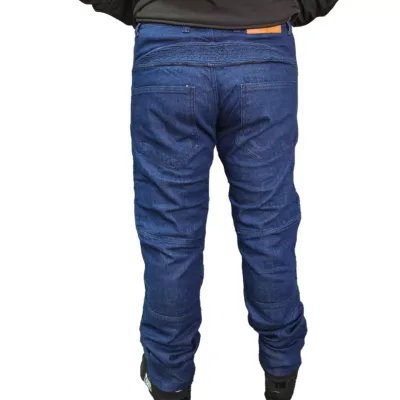 Jean con Protecciones para Moto JvV Race - Azul - Imagen 5