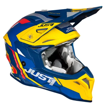 Casco Just1 Reactor J39 - Amarillo/Azul