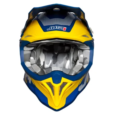 Casco Just1 Reactor J39 - Amarillo/Azul - Imagen 3