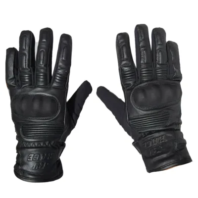 Guante de Invierno Drako - Cuero Negro