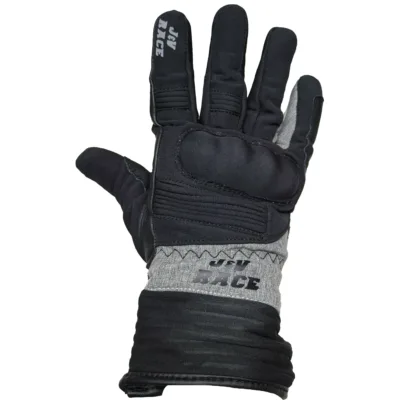Guantes de Invierno JyV Race Velvet Mujer - Negro/Gris