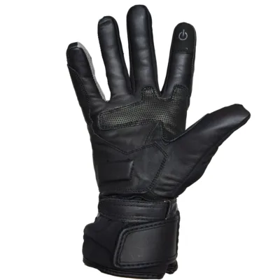 Guantes de Invierno JyV Race Velvet Mujer - Negro/Gris