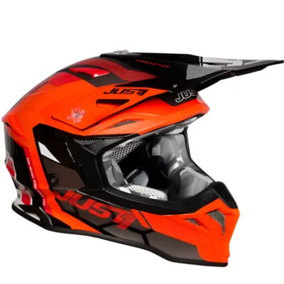Casco Just1 Reactor J39 - Naranja/Negro