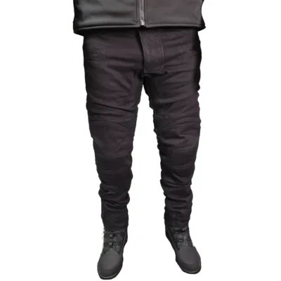 Jean con Protecciones para Moto JvV Race - Negro