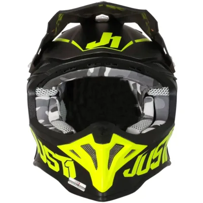 Casco Just1 Stars J39 - Negro/Amarillo/Gris - Imagen 5