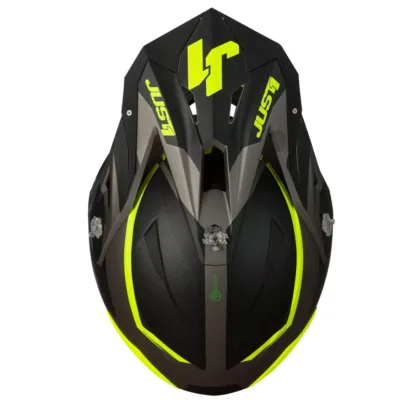 Casco Just1 Stars J39 - Negro/Amarillo/Gris - Imagen 4