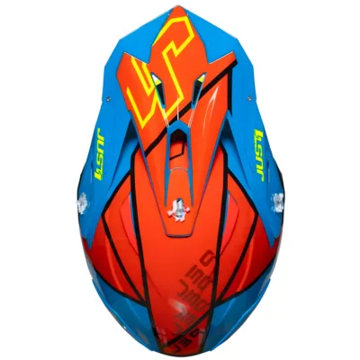 Casco Just1 Thruster J39 - Amarillo/Rojo/Azul - Imagen 4