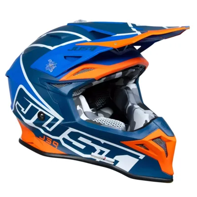 Casco Just1 Thruster J39 - Blanco/Naranja