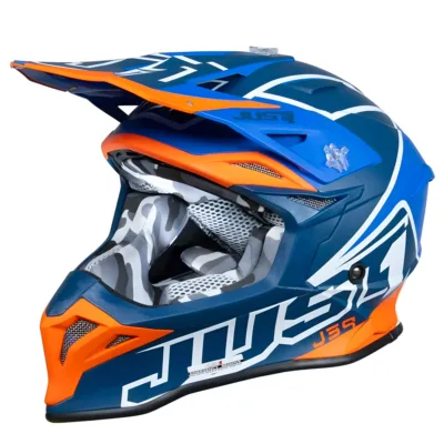 Casco Just1 Thruster J39 - Blanco/Naranja - Imagen 2
