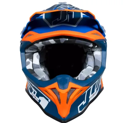 Casco Just1 Thruster J39 - Blanco/Naranja - Imagen 3
