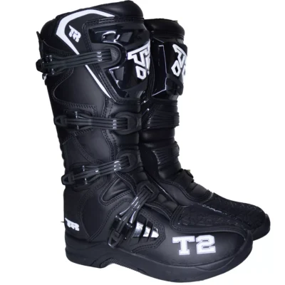 Botas Motocross Enduro Tiger Racing T2 - Negro
