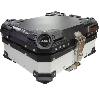 Baul Desmontable Aluminio 28L - Blanco - Imagen 5