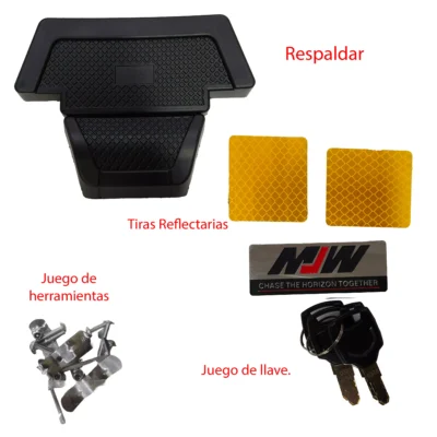 Baul Desmontable Aluminio 28L - Blanco - Imagen 6