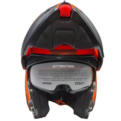 CASCO Axxis Ghostfighter SV Bitone - Naranja - Imagen 5