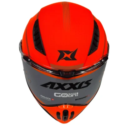 CASCO Axxis Ghostfighter SV Bitone - Naranja - Imagen 4