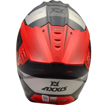 Casco Axxis Hawk SV EVO - Rojo - Imagen 4