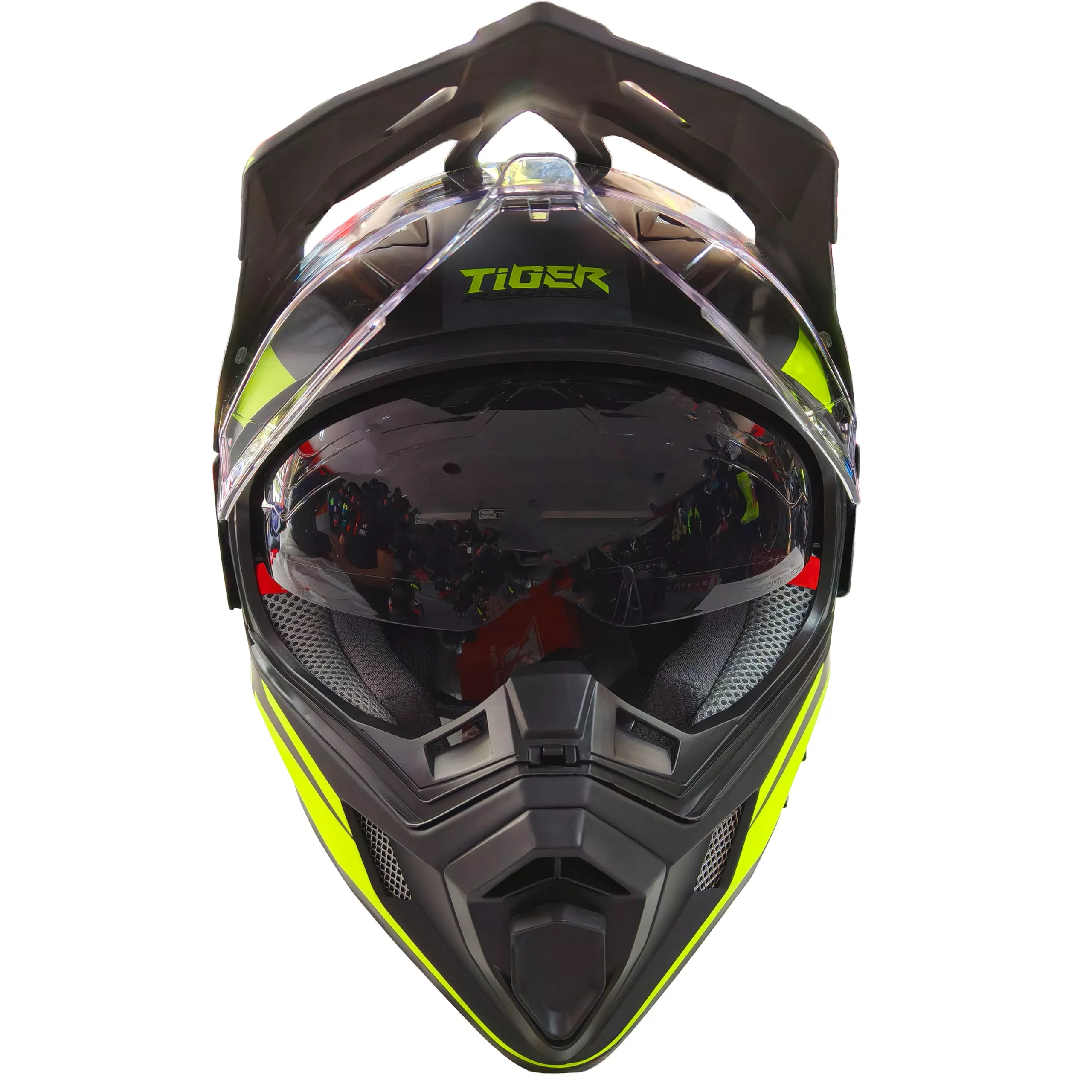 Casco Enduro TR JT1 - Negro/Neon - Imagen 2